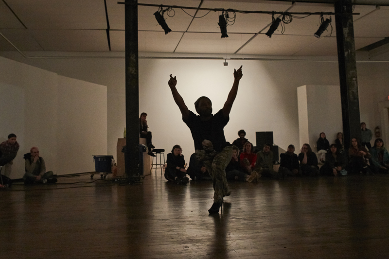 keyon gaskin performing this is an artwork... at The Lab on March 15. Photo: Alexander Girard.